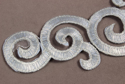 Термоаппликация Орнамент Серебро 3020 - изображение