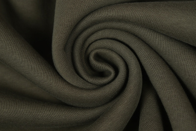 Полотно футерованное Penye 3-нитка 320гр/м.кв.начес Т.хаки - изображение