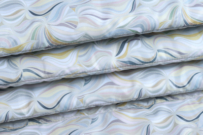 Стежка курточная сендвич Абстракция Серый/бежевый - изображение