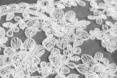 Кружево 210мм свадебное Белый Н1239 - изображение