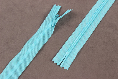 Молния потайная 20см нейлон Голубой - изображение