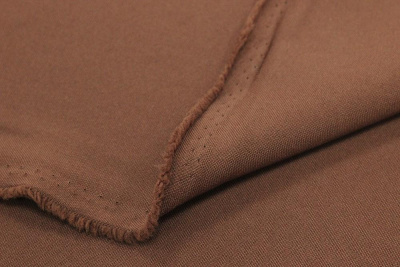 Габардин однотонный Коричневый - изображение