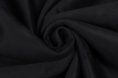 Мех-дубленка кролик Черный - изображение