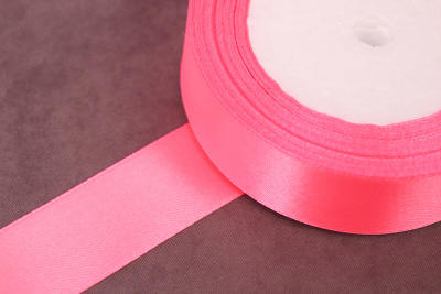 Лента атласная 25мм Розовый №05 - изображение