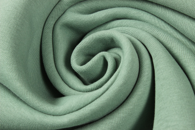 Полотно футерованное Penye 3-нитка 320гр/м.кв.начес Зеленый гранит - изображение