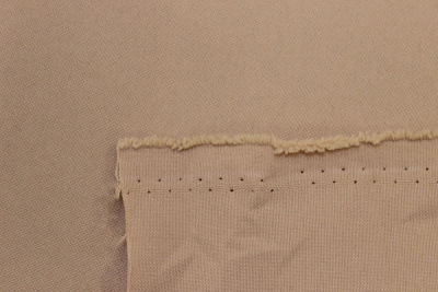 Габардин однотонный Песочный - изображение