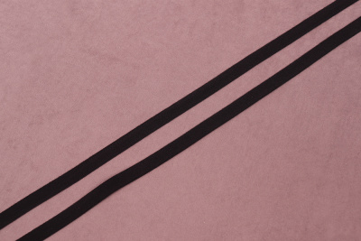 Трикотажная бейка 10мм Матовый Черный - изображение