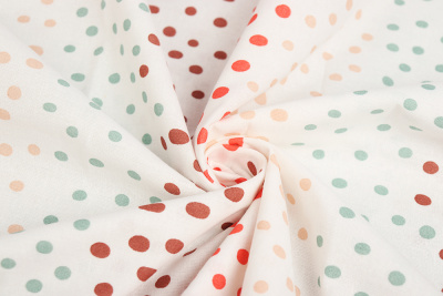 Ткань интерьерная 175448 Горошек Ассорти - изображение