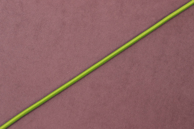 Резинка шляпная 3мм Зеленый неон 057 - изображение