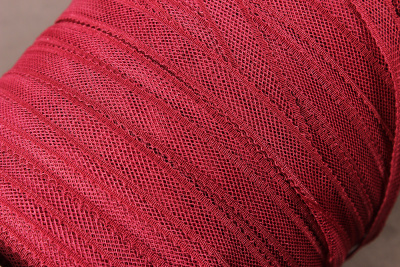 Кружево 10мм гипюр Бордовый - изображение