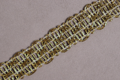 Тесьма 12мм TBY 916 металлизированная Золото - изображение