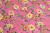 Вискоза набивная 4079 140гр/м.кв.Цветы на розовом