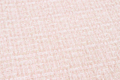 Костюмная шанель с люрексом 7073 580гр/м.кв.Розовый/бежевый - изображение