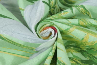 Бязь набивная 125 гр/м.кв. Ромашки - изображение