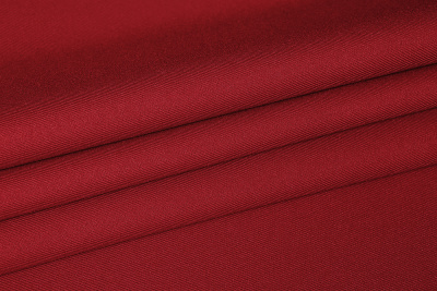 Ткань костюмная 21010 225 гр/м.кв. Бордовый - изображение