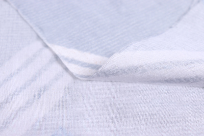 Сатин набивной твил Геометрические полосы/узор - изображение