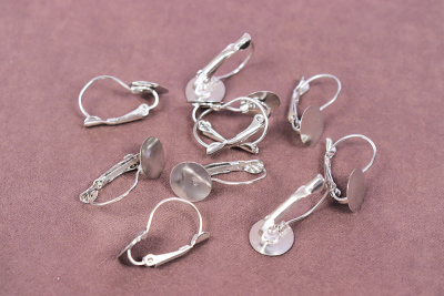 Основа 22*10мм под серьги Никель - изображение