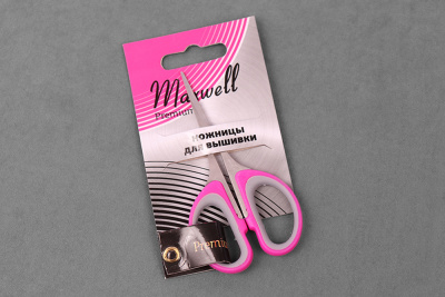 Ножницы Maxwell premium  для вышивки 105мм Розовый/Никель - изображение