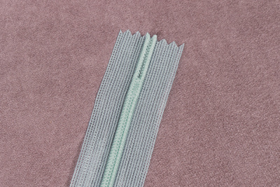 Молния потайная 20см на сетке Св.Голубой 177 - изображение