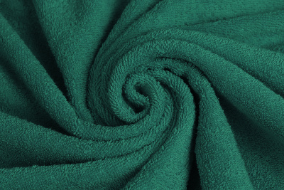 Махра гл/кр двусторонняя 380г/м Т.зеленый - изображение