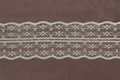 Кружево нейлон 45мм Кремовый - изображение