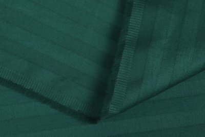 Страйп-сатин 140гр/м.кв.240 Мелкая полоска Изумрудный 1*1 - изображение