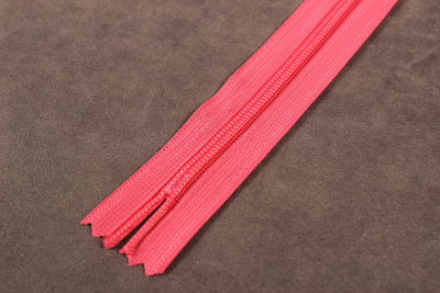 Молния потайная 20см нейлон Ярко-розовый 044 - изображение