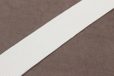 Резинка вязаная 25мм SOFT Белый - изображение