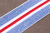 Тесьма эластичная 40мм Синий/красный/белый Тесьма эластичная 40мм Синий/красный/белый