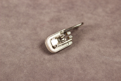 Бегунок для металлической молнии Т5 Поворотный Никель - изображение