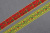 Лента 22мм жаккардовая 9107 Желтый/зеленый/красный