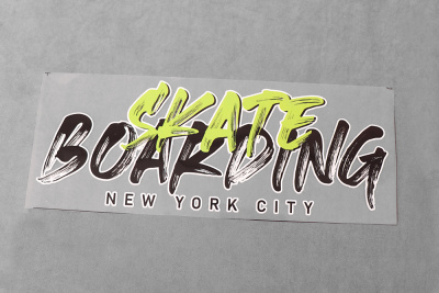 Термотрансфер Разноцветные надписи Ассорти (Средние) - изображение