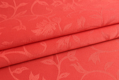 Столовая ткань Журавинка ветка Пыльно-красный 1472/120505 - изображение