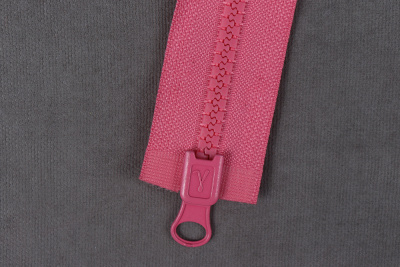 Молния 100см Т5 разъёмная трактор 2 бегунка Розовый - изображение