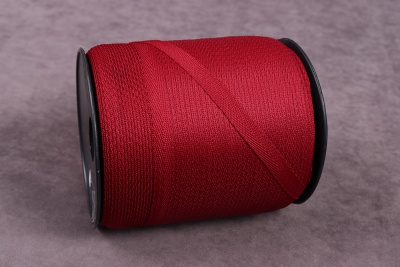 Киперная лента 10мм Бордовый - изображение