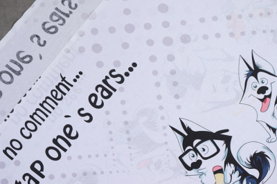 Поплин набивной 150 Хаски - изображение