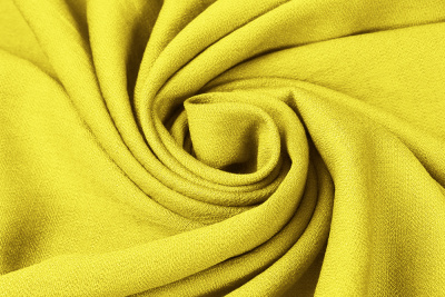 Вискоза фактурная Ярко-желтый - изображение
