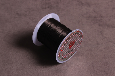 Нить силиконовая эластичная 0.8мм Белый 34м - изображение