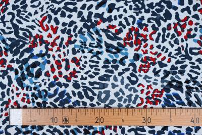 Лен-вискоза 3482 Анималистический принт - изображение