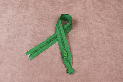 Молния разьемная 50см Т5 спираль Зеленый 243 - изображение