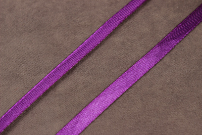 Лента атласная 6мм Фиолетовый №035 - изображение
