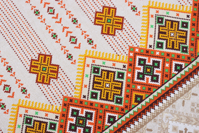 Рогожка набивная Рушник - изображение