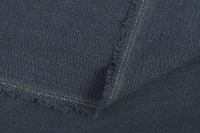 Лен-вискоза Серый - изображение