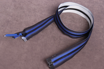 Молния трактор 80см Т5 FASHION Черный/Синий - изображение