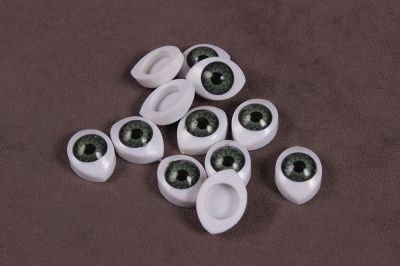 Глазки для кукол 15*11мм Серые - изображение