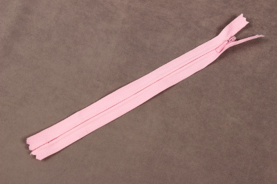 Молния потайная 20см на х/б основе Св.розовый 033 - изображение