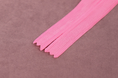 Молния потайная 50см нейлон KBB Розовый 138 - изображение