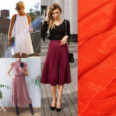 Атлас-гофре Оранжевый - изображение