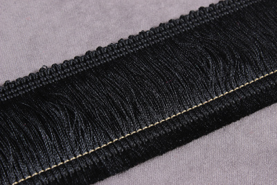 Бахрома 40мм Черный - изображение