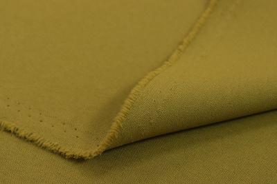 Габардин однотонный Горчичный - изображение